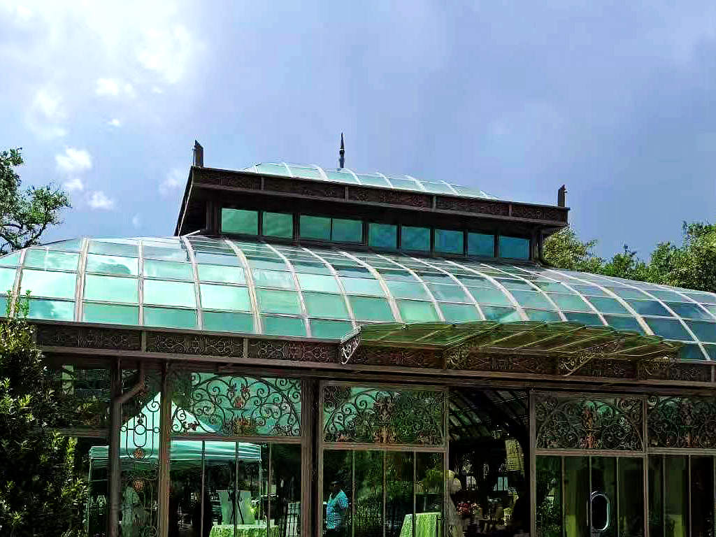 glass greenhouse, greenhouse for wedding, large greenhouse